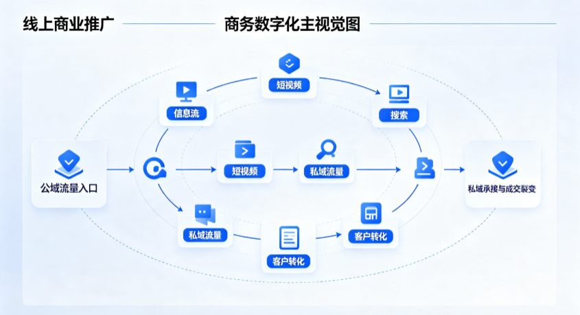 江干区线上商业推广怎么做？全域流量闭环搭建与低成本转化实战指南